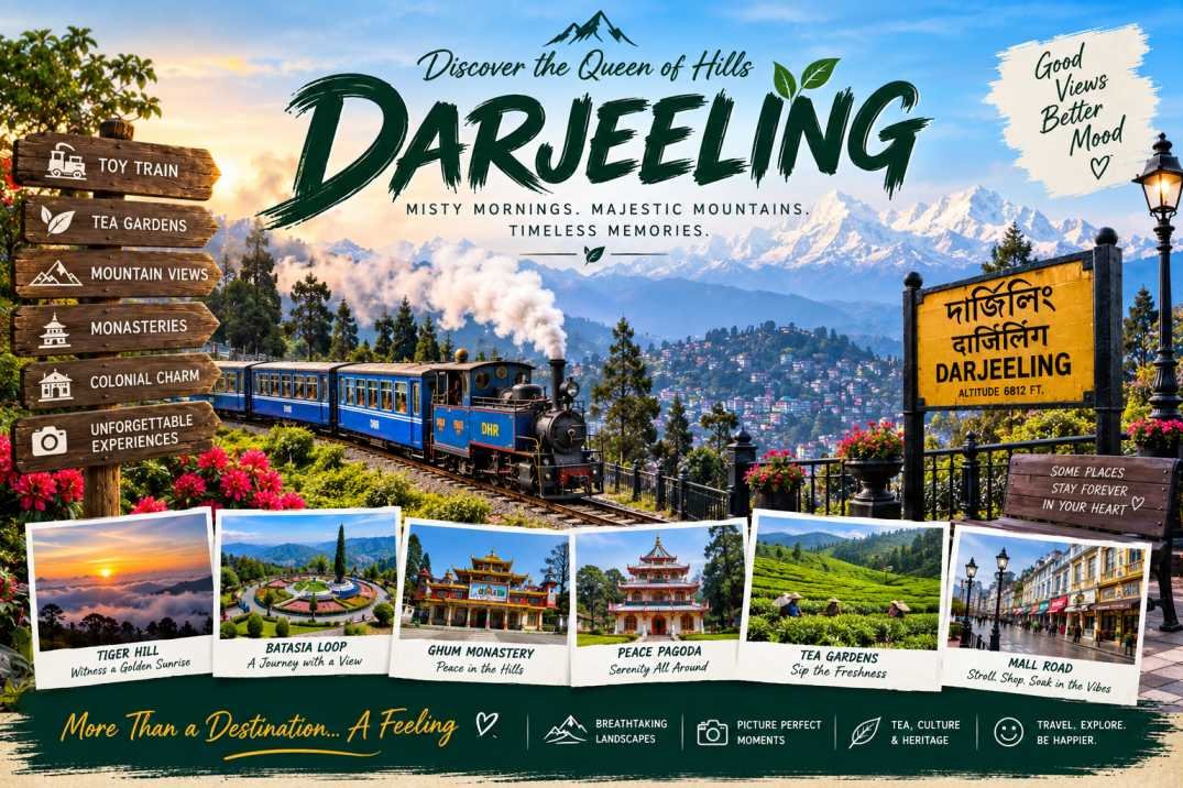 Darjeeling Hill Escape with Lamahatta & Mirik – 3 Nights / 4 Days